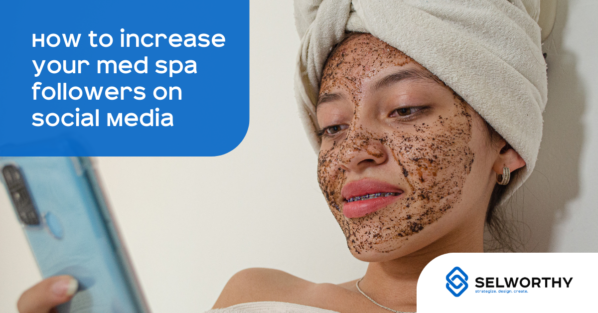 Med Spa Customer Reading Posts on Favorite Social Media Platform